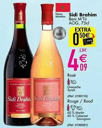 Cora Sidi brahim beni m`tir aog rosé aanbieding
