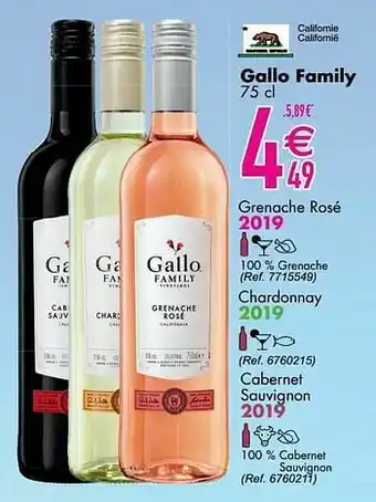 Cora Gallo family grenache rosé aanbieding
