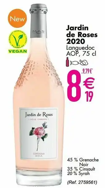 Jardin de roses 2020 languedoc aop