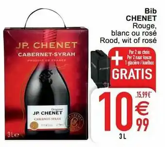 Bib chenet rouge