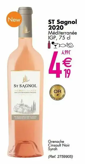 St sagnol 2020 méditerranée igp