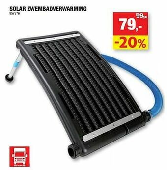 Hubo Solar zwembadverwarming aanbieding
