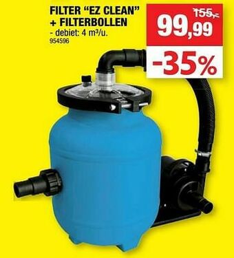 Filter ez clean + filterbollen