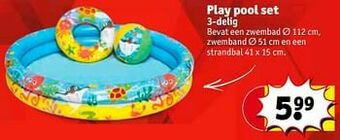 Play pool set 3-delig
