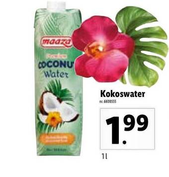 Lidl Kokoswater aanbieding
