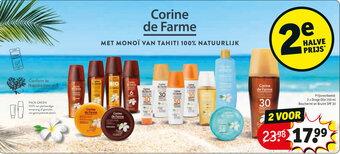 Kruidvat Corine de Farme Droge Olie 150 ml Beschermt en Bruint SPF30 aanbieding