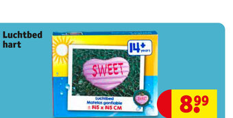 Kruidvat Luchtbed hart aanbieding