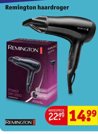 Kruidvat Remington haardroger aanbieding