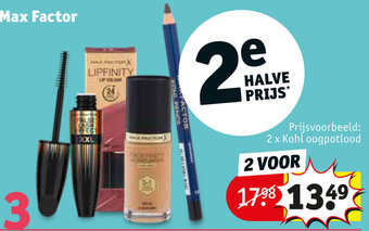 Kruidvat Max Factor aanbieding