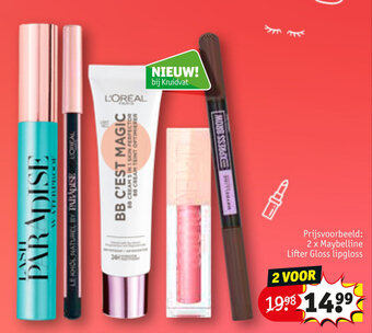Kruidvat Maybelline Lifter Gloss lipgloss aanbieding