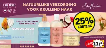 Kruidvat Shea Moisture shampoo Coconut & Hibiscus 384 ml aanbieding