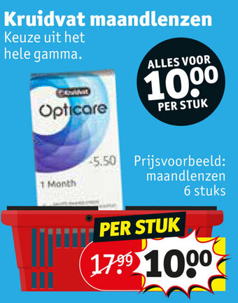 Kruidvat Maandlenzen 6 stuks aanbieding
