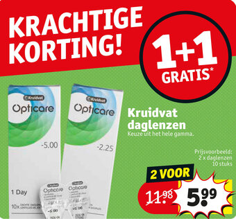 Kruidvat Daglenzen 10 stuks aanbieding