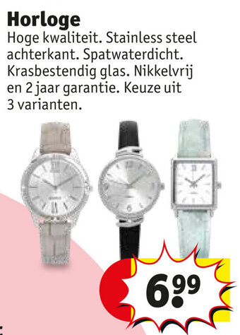 Kruidvat True Spirit Horloge aanbieding