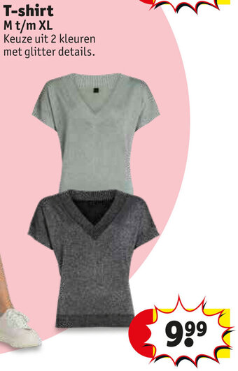 Kruidvat True Spirit T-shirt M t/m XL aanbieding