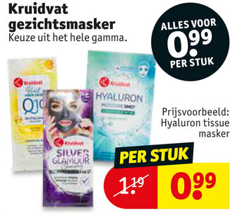 Kruidvat Gezichtsmasker aanbieding