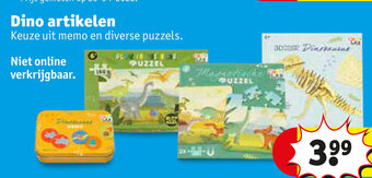 Kruidvat Dino artikelen aanbieding