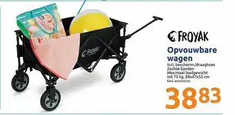 Action Froyak opvouwbare wagen aanbieding