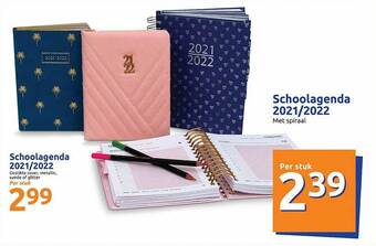 Schoolagenda 2021-2022