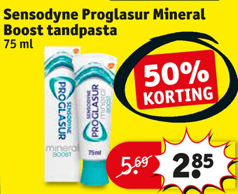 Kruidvat Sensodyne Proglasur Mineral Boost tandpasta 75 ml aanbieding