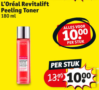 Kruidvat L'Oreal Revitalift Peeling Toner 180 ml aanbieding