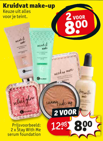 Kruidvat Stay With Me serum foundation aanbieding