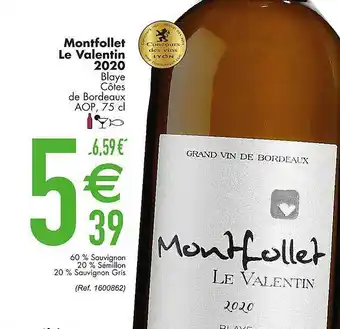 Montfollet le valentin 2020