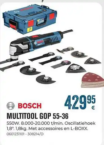Meno Pro Bosch multitool gop 55-36 aanbieding