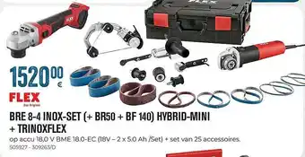 Meno Pro Flex bre 8-4 inox-set (+ br50 + bf 140) hybrid-mini + trinoxflex aanbieding