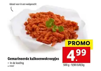 Gemarineede kalkoenwokreepjes