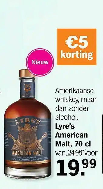 Lyre's american malt 70 cl