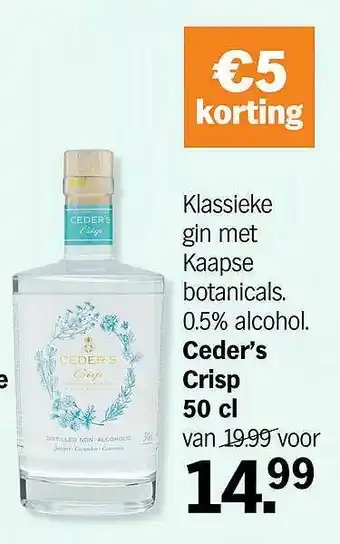 Ceder's crisp 50 cl