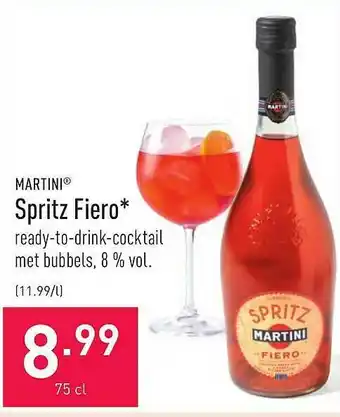 ALDI Martini spritz fiero 75 cl aanbieding