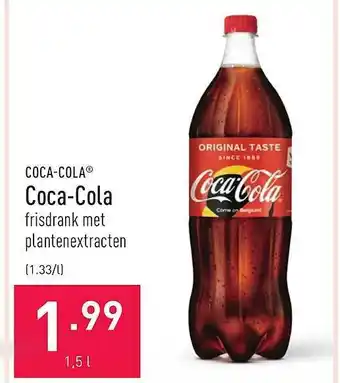 ALDI Coca-cola 1,5 liter aanbieding