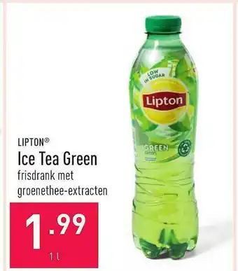 ALDI Lipton ice tea green 1 liter aanbieding
