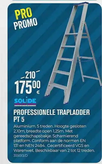 Solide professionele trapladder pt 5