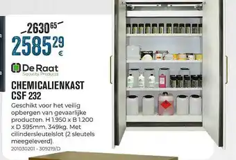 De raat chemicalienkast csf 232