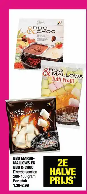 Bbq marshmallows en bbq & choc