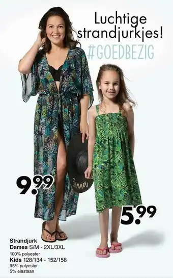 Wibra Strandjurk dames aanbieding