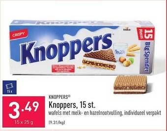 ALDI Knoppers 15 st. aanbieding