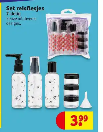 Kruidvat Set Reisflesjes aanbieding
