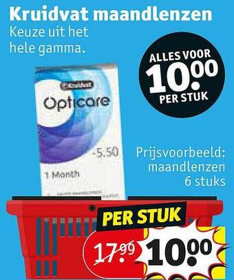Kruidvat Kruidvat Maandlenzen aanbieding