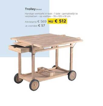 Molecule Trolley Bristol aanbieding