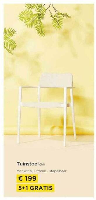 Molecule Tuinstoel Chili aanbieding