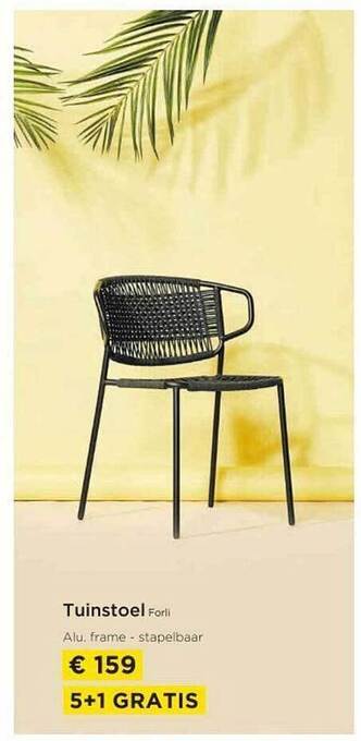 Molecule Tuinstoel Forli aanbieding
