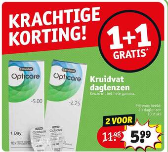 Kruidvat Kruidvat Daglenzen aanbieding