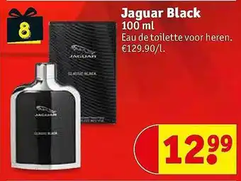 Kruidvat Jaguar black 100 ml aanbieding