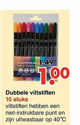 Dubbele viltstiften