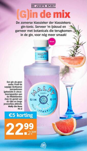 Albert Heijn Malfy gin rosa aanbieding