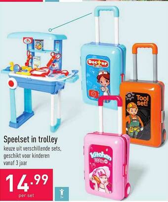 ALDI Speelset in trolley aanbieding